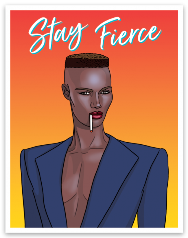 The Found | Grace Jones Stay Fierce Sticker