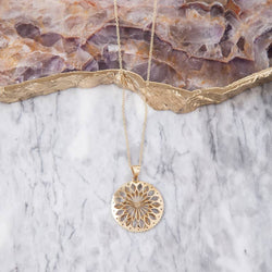 Brass Mandala Pendant