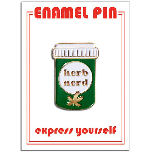 Herb Nerd Pin