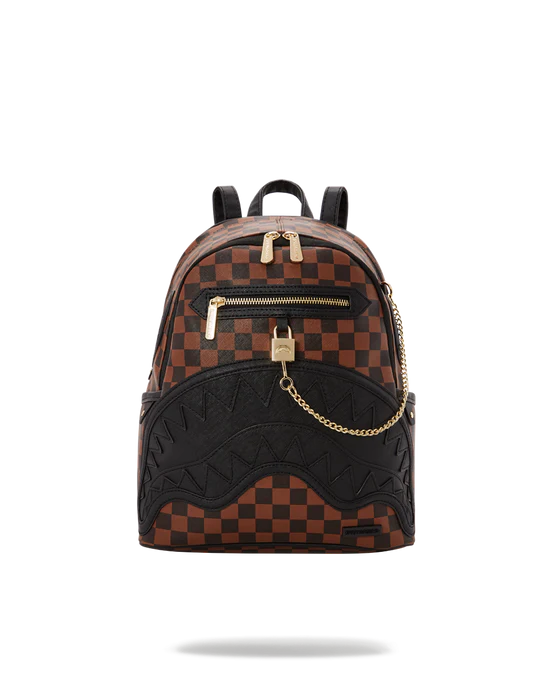 Parisian Faux Leather Small Backpack 