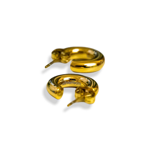 | TSR Stainless Steel | Bold Mini Hoop Earrings