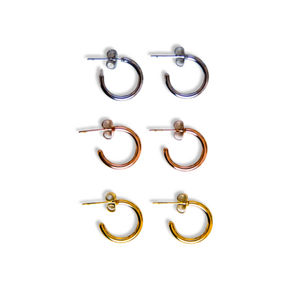 TSR Stainless Steel | Small Slim Hoop Earrings