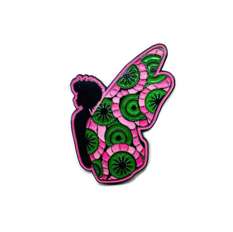 Black Butterfly Soft Enamel Pin