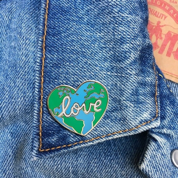 Earth Love Pin