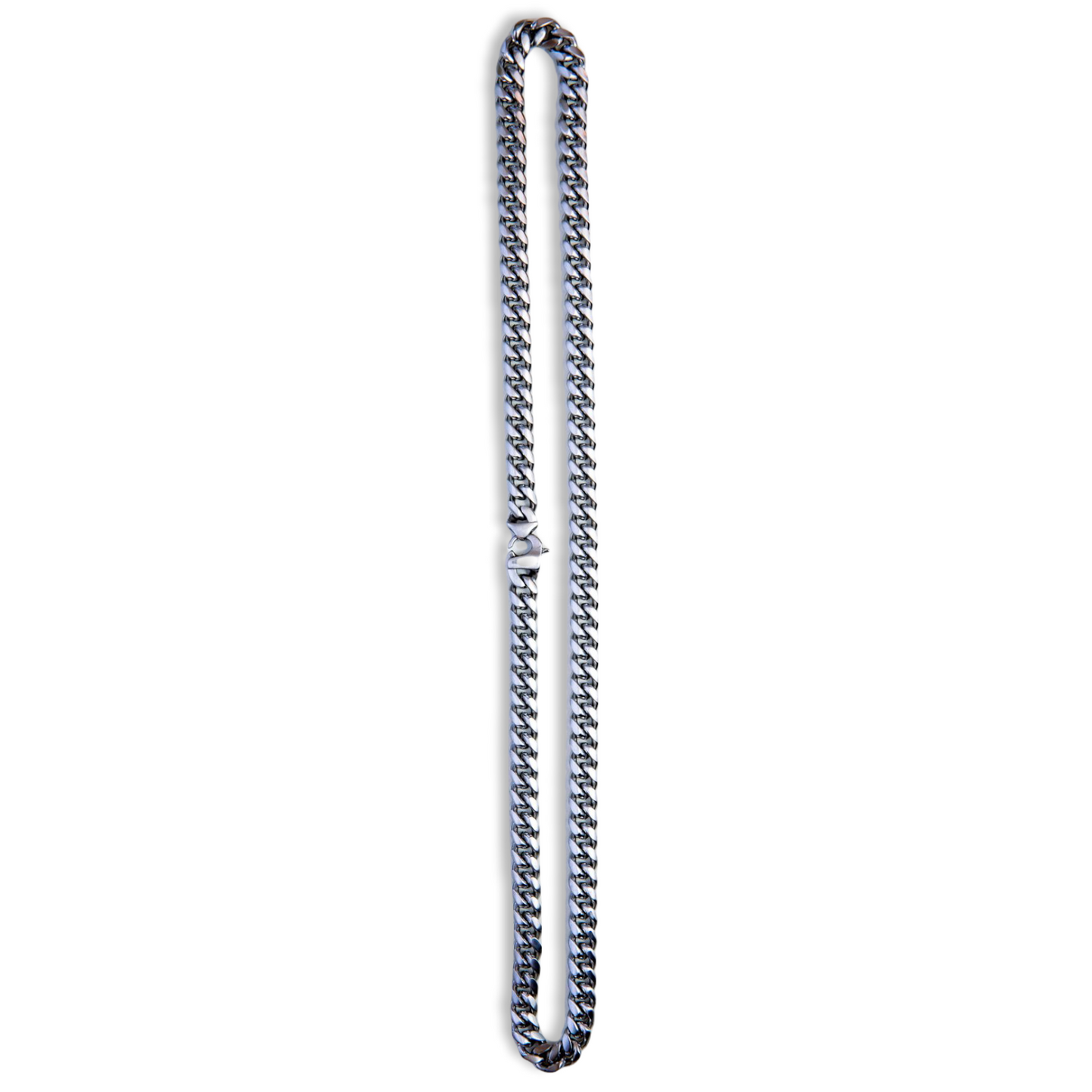 | TSR Stainless Steel | Stainless Steel Curb Chain Necklace - 22” Length / Silver