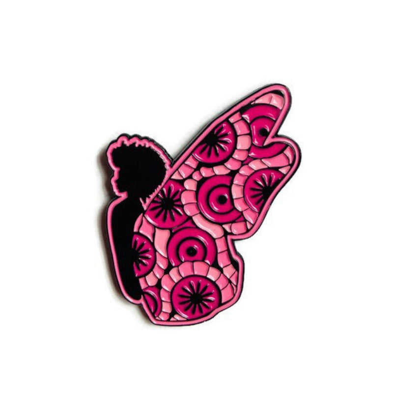Black Butterfly Soft Enamel Pin