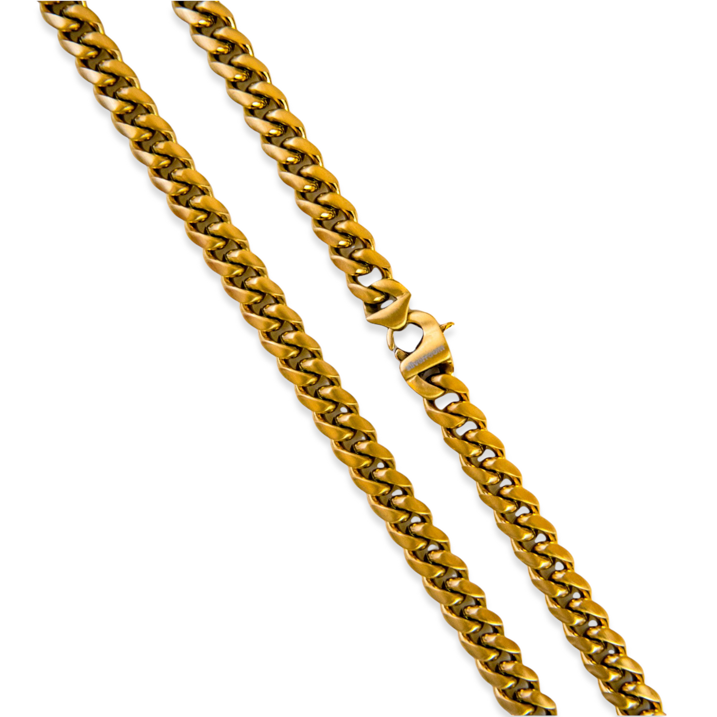 | TSR Stainless Steel | Stainless Steel Curb Chain Necklace - 22” Length / Gold Plated