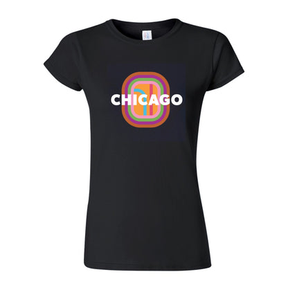 In The Loop: Chicago T Shirt Women's Cut