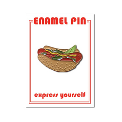 Chicago Hot Dog Pin by The Found
