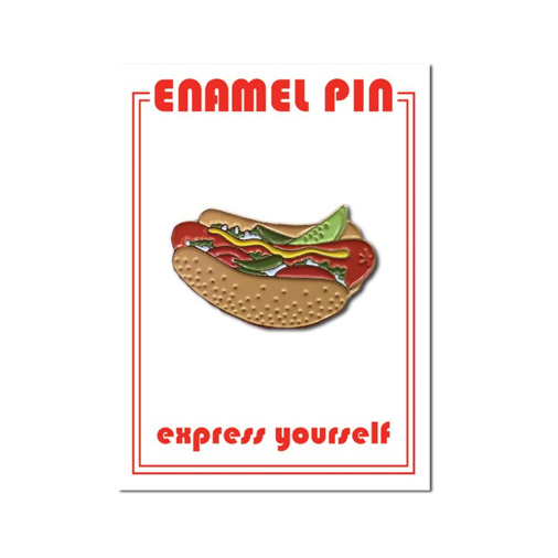 Chicago Hot Dog Pin by The Found