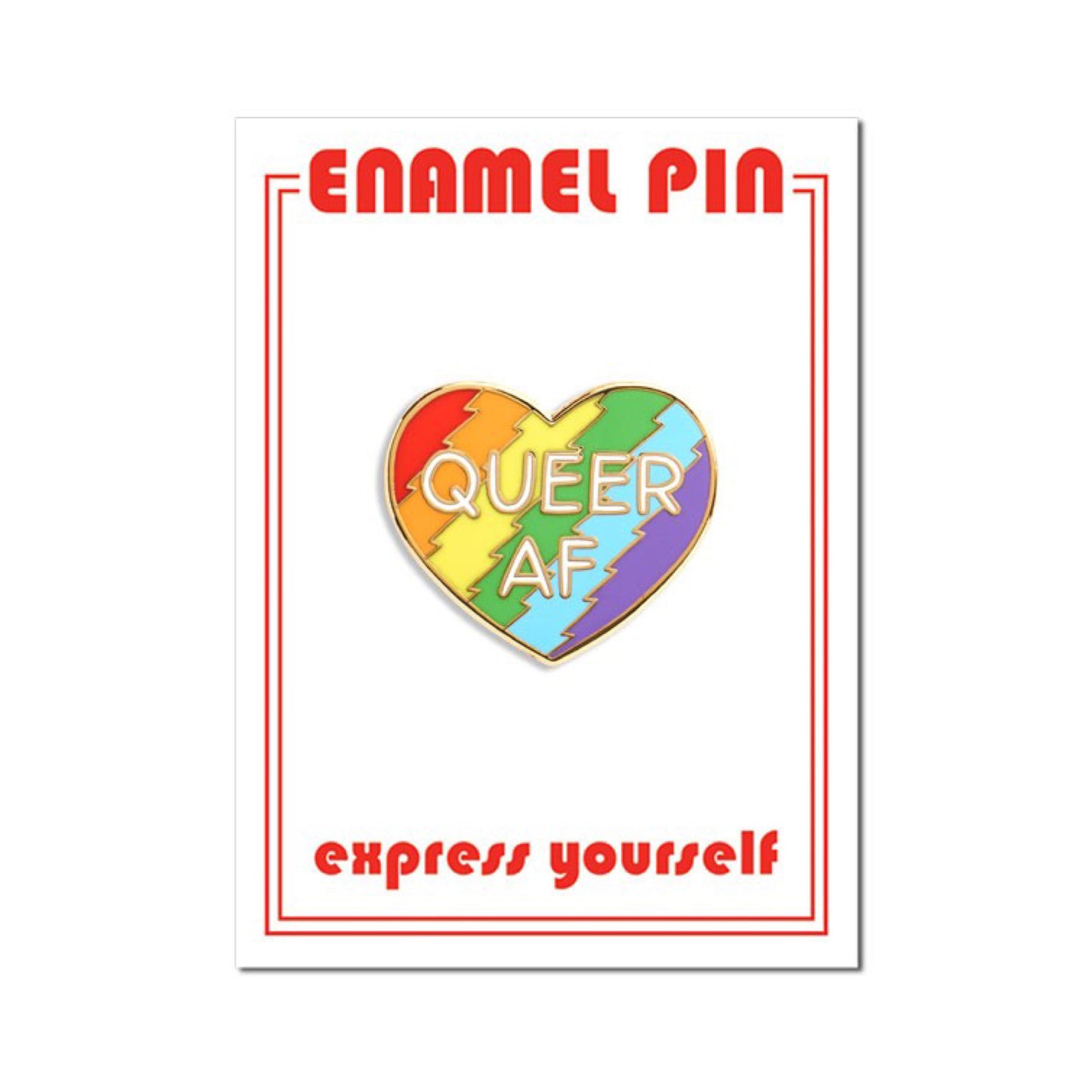 Queer AF Pin by The Found