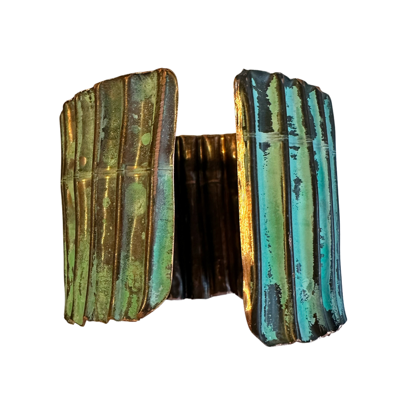 Turquoise Brushed Patina Armband