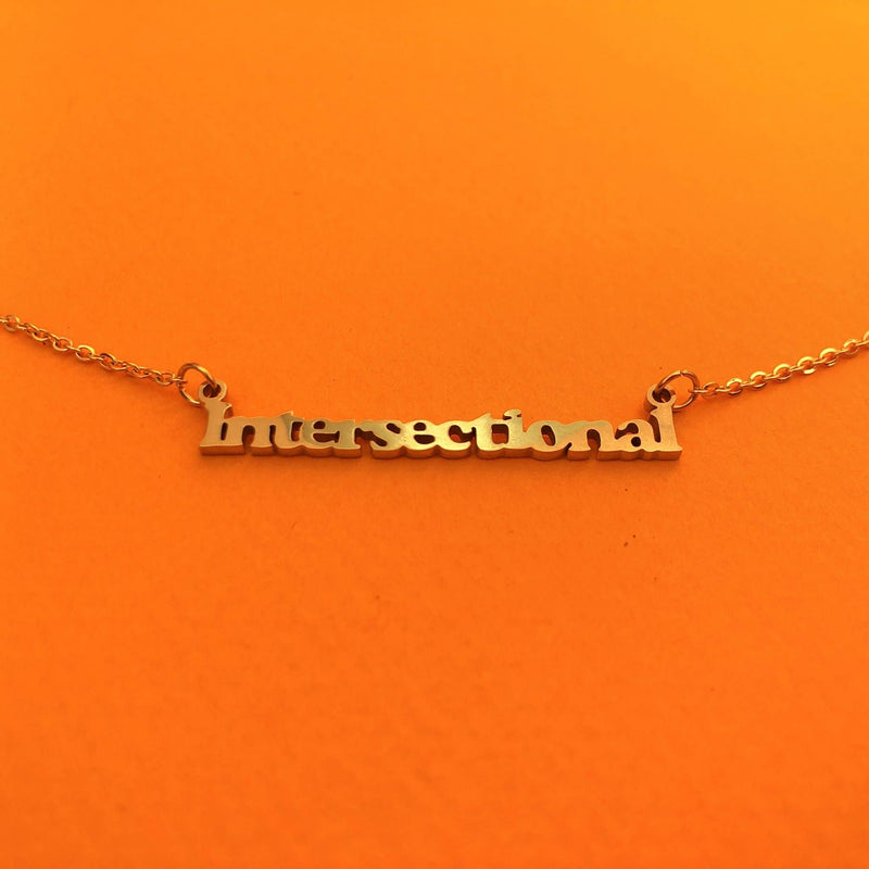 Intersectional Gold Plated Necklace