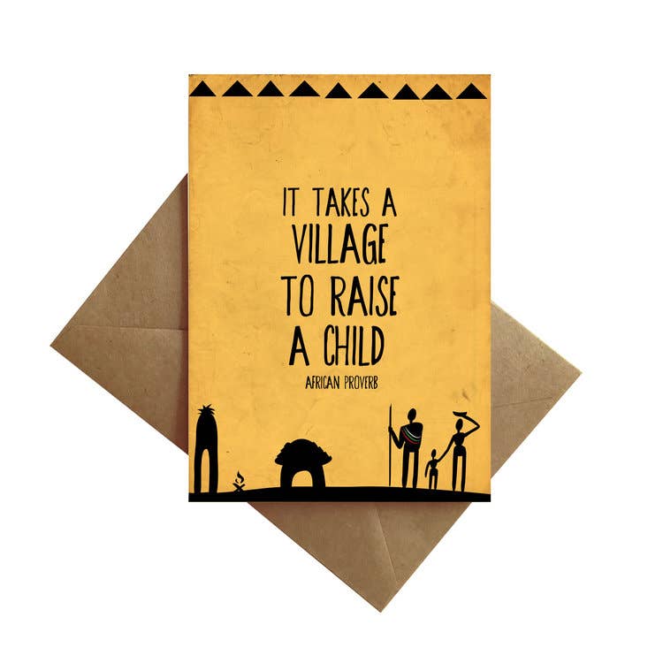 It Takes a Village Card