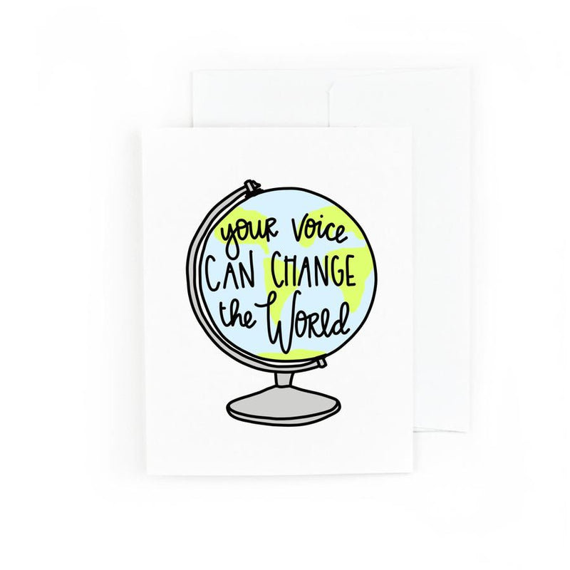 Your Voice Can Change World Card